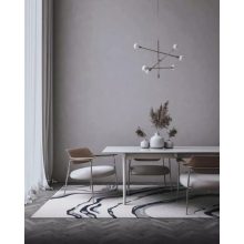 Kék fehér mintás szőnyeg