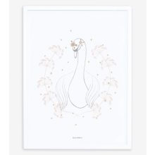  Botany - swan and flowers