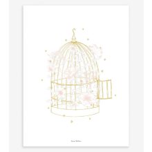 Botany - cage and flowers