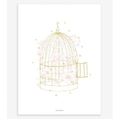 Botany - cage and flowers