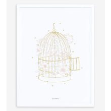 Botany - cage and flowers