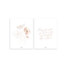 Islandic poppies - set of 2 posters