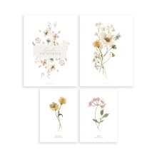 Mademoiselle - set of 4 posters
