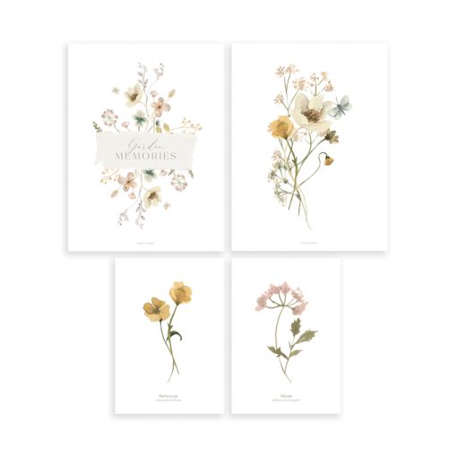 Mademoiselle - set of 4 posters