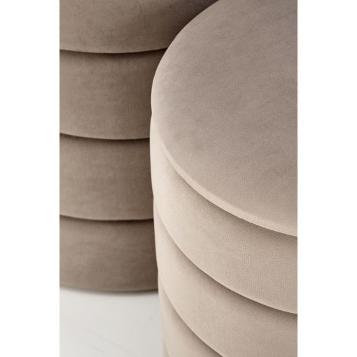 Kerek puff tárolóval, puff előszobába, puff nappaliba