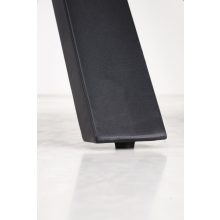 Fekete bővíthető asztal