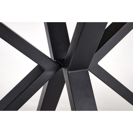 Fekete bővíthető asztal