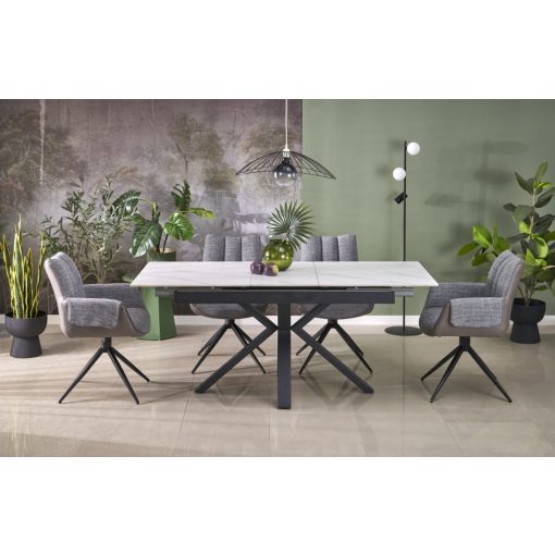 Fekete bővíthető asztal