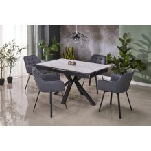 Fekete bővíthető asztal