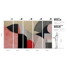 Puro  Geometriai mintás tapéta, Színes tapéta, Retro mintás tapéta