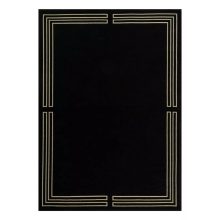 Elegáns fekete szőnyeg