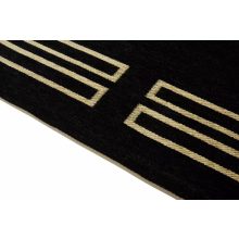 Elegáns fekete szőnyeg