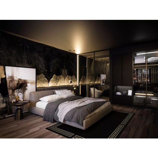 Elegáns fekete szőnyeg