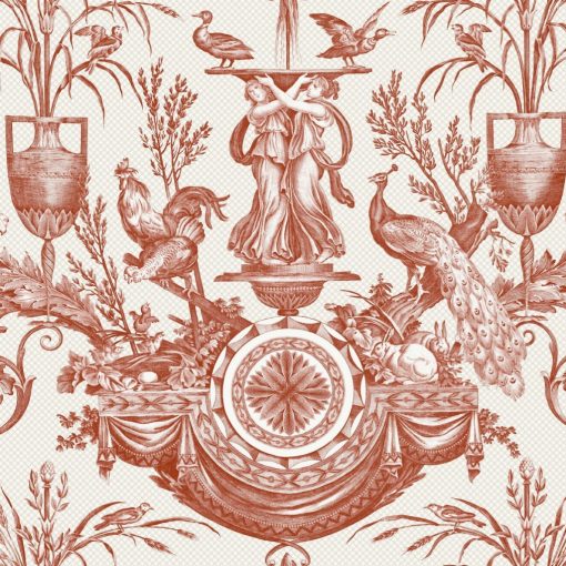 Avian Fountain    Tapéta vintage mintával