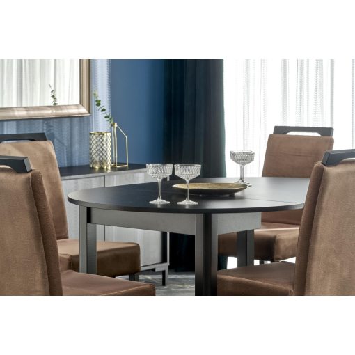 Carl étkezőasztal, bővíthető étkezőasztal, fa étkezőasztal, kihúzható étkezőasztal