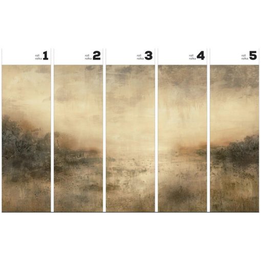 Ristretto   Mintás tapéta, Sárga tapéta, Szürke tapéta