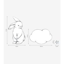 Bunny - bunnies, clouds and stars