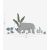 Tanzania - rhino, palms and trees
