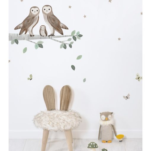 Kharu - owls on the branch