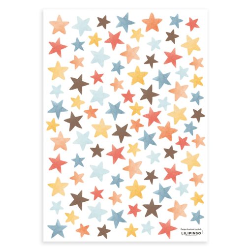 Gentle friends - multicolored stars