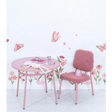Magenta - garden, flowers and butterflies