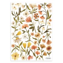 Felidae - vintage flowers