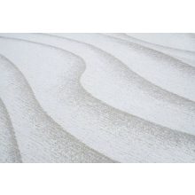 Fehér hullám mintás szőnyeg