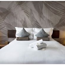 Lapas- Különleges mintázatú leveles tapéta