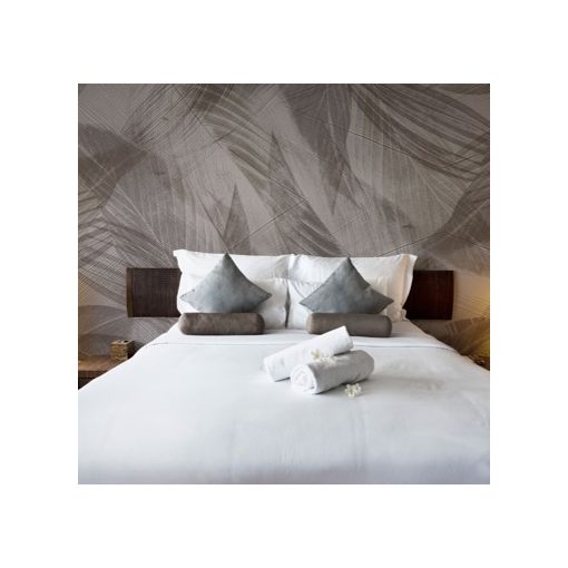 Lapas- Különleges mintázatú leveles tapéta