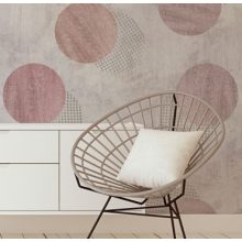 Orbis   Geometriai mintás tapéta két színben