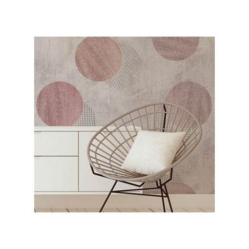 Orbis   Geometriai mintás tapéta két színben