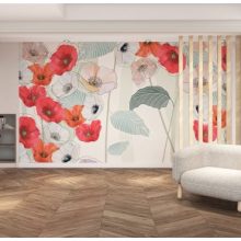 Kenzo- Nagy színes virágokat ábrázoló tapéta