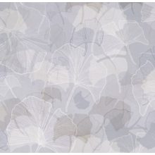 Ginkgo- Tapéta óriási levelekkel pasztell színekben