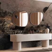 Sicily   Mintás tapéta, arany színű tapéta, barna tapéta