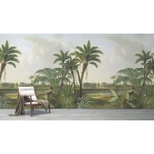 Guadeloupe Egzotikus tájkép pálmafákkal sorolható poszter tapéta