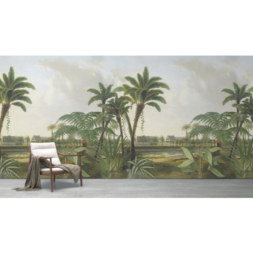 Guadeloupe Egzotikus tájkép pálmafákkal sorolható poszter tapéta