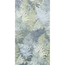 Humata green Sűrű levélmintás poszter tapéta