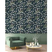 Anne Sűrű virágmintás poszter tapéta