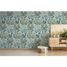 Francis Virágmintás zöld poszter tapéta