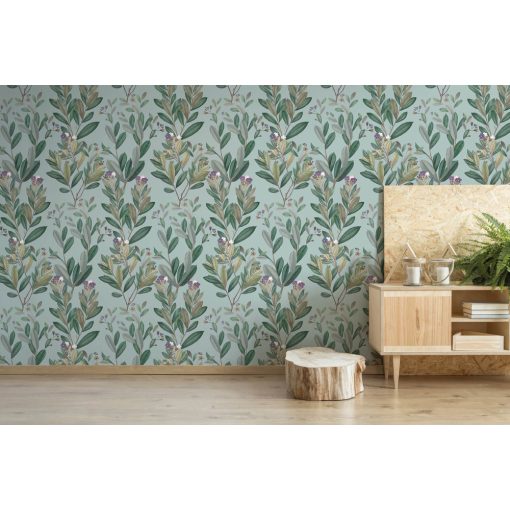 Francis Virágmintás zöld poszter tapéta