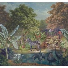 Pegasus Trópusi nővény és állatmintás poszter tapéta