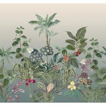 Atjeh Egzotikus növénymintás poszter tapéta