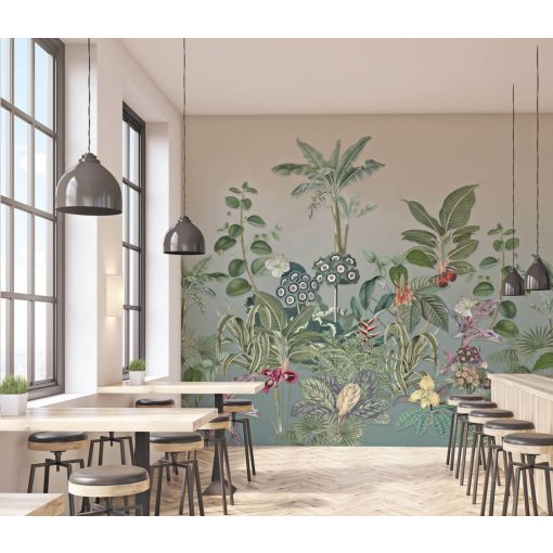 Atjeh Egzotikus növénymintás poszter tapéta