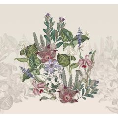 Clematis Egzotikus növénymintás poszter tapéta