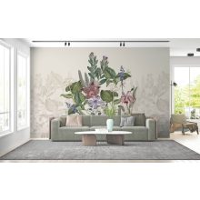 Clematis Egzotikus növénymintás poszter tapéta