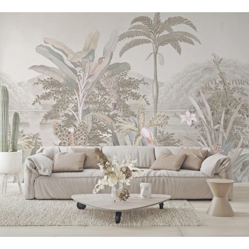 Java natural Trópusi mintázatú óriási poszter tapéta