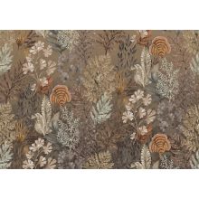 Hannah ochre Levélmintás óriás poszter tapéta