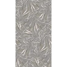 Rokas natural Szürke levélmintás poszter tapéta