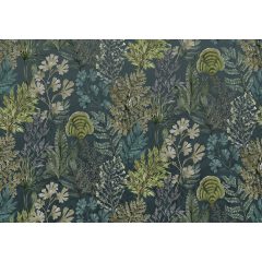 Hannah petrol Levélmintás óriás poszter tapéta