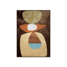 ROCK Kubista festmény arany színben